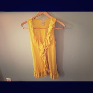 Mustard yellow tank top